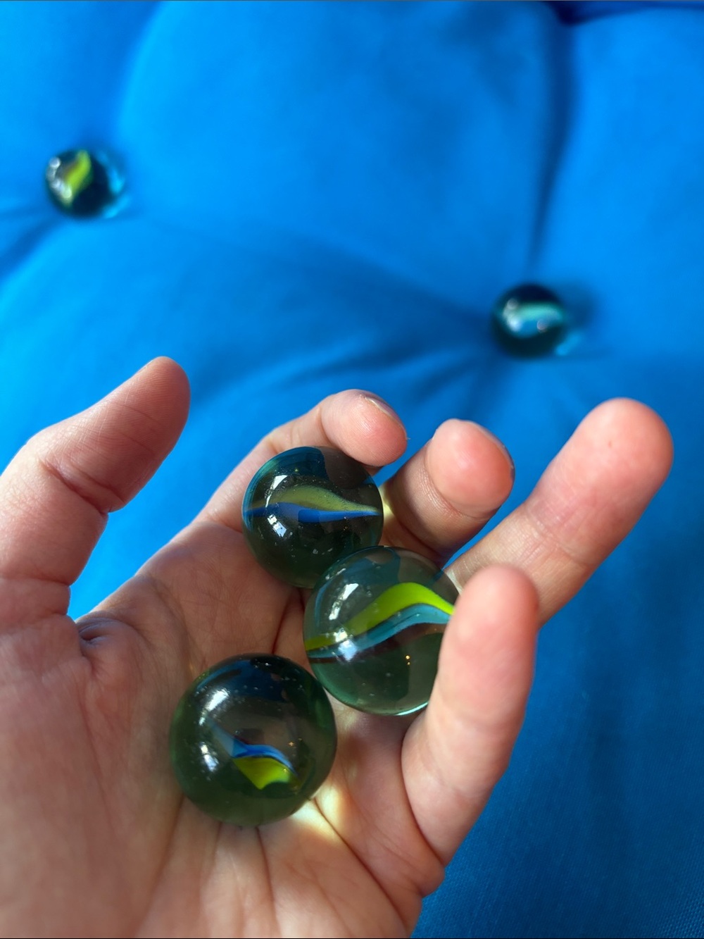 Marbles See Through Four Different Style Swirls  NWOTS Choice Which One - Picture 5 of 5